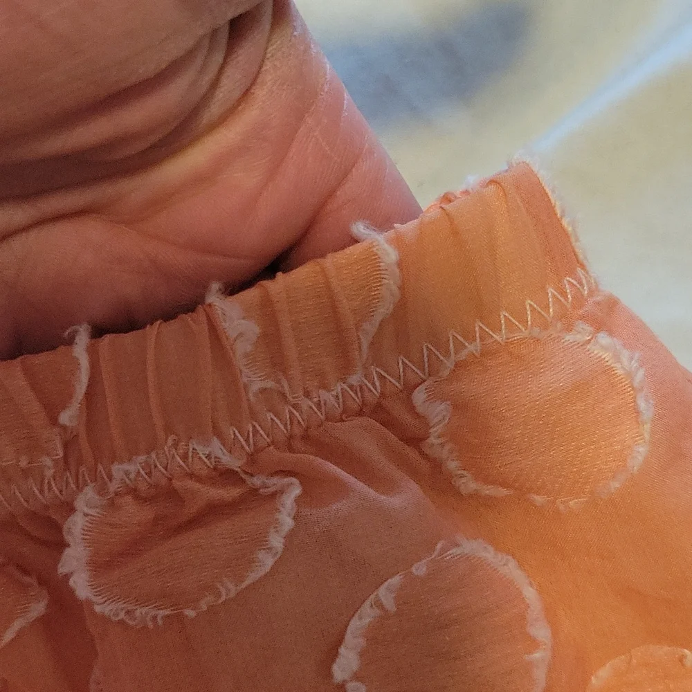 J Crew peach polka dot skirt - Picture 4 of 5